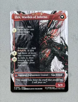 Clive, Ifrit's Dominant #318 Borderless MTG Final Fantasy FIN Mythic Regular NM - Image 2