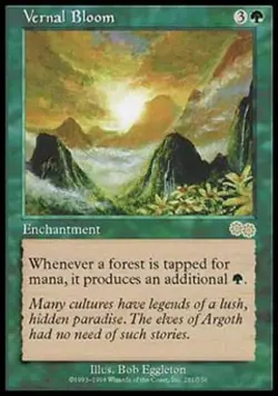 Vernal Bloom - Light Play MTG Urza's Saga - Image 1
