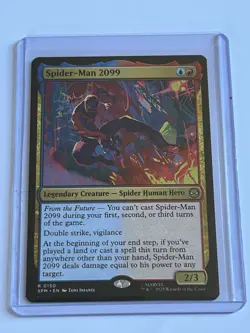 Spider-Man 2099 150 MTG Marvels Spider-Man 2025 Near Mint Non Foil Rare - Image 1