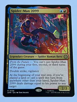 Spider-Man 2099 150 MTG Marvels Spider-Man 2025 Near Mint Non Foil Rare - Image 4