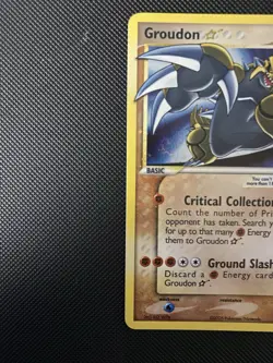 Groudon Gold Star - EX Delta Species - Ultra Rare Holo 2005 Pokemon Card - Image 5