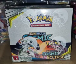Pokemon Sun & Moon - Cosmic Eclipse BOOSTER BOX POKEMON TCG - Factory Sealed - Image 1
