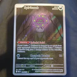 Pokemon TCG Spiritomb 148/132 2025 Mega Evolution Illustration Rare Card - NM - Image 1