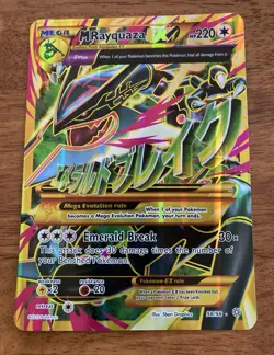 Pokemon JUMBO/Oversized Card Mega M Rayquaza EX Full Art XY 98/98 - Image 1