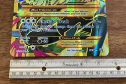 Pokemon JUMBO/Oversized Card Mega M Rayquaza EX Full Art XY 98/98 - Image 3