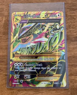 Pokemon JUMBO/Oversized Card Mega M Rayquaza EX Full Art XY 98/98 - Image 4