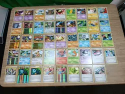 Lot of 44 Unleashed - LP Pokemon Cards, 2010 *NO Doubles* 4 Rare's / 7 Reverse's - Image 1
