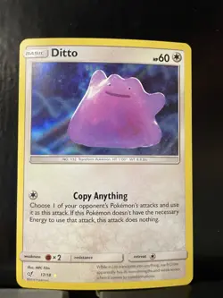 Ditto 17/18 - Detective Pikachu - Holo - Pokemon - NM - Image 1