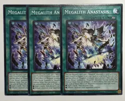 3X Megalith Anastasis DOOD-EN066 C Doom of Dimensions NM 1st Ed Yugioh - Image 1