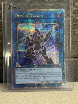 Yugioh Decode Talker Quarter Century Rare TN23-EN009 Near Mint - Image 1