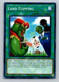 2024 Yugioh Spell Card Land Flipping MP24-EN327 1st Edition Common - Image 1