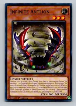 2024 Yugioh Infinite Antlion MP24-EN312 1st Edition Common - Image 1