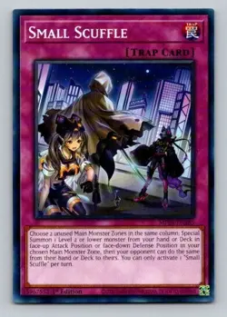 2024 Yugioh Trap Card Small Scuffle MP24-EN385 1st Edition Common - Image 1