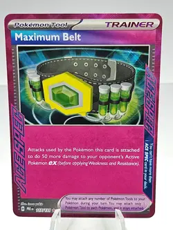 Maximum Belt # 117/131 Prismatic Evolution Ace Spec Trainer Pokemon Card - Image 1
