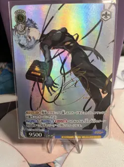 Rei Ayanami Neon Evangelion Tokyo WAIFU ACG Girl Holo Card Black - Image 1
