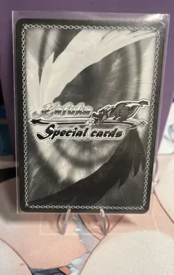 Rei Ayanami Neon Evangelion Tokyo WAIFU ACG Girl Holo Card Black - Image 2