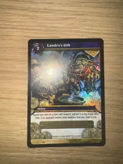 Unscratched Landro's Gift World of Warcraft Loot Card WoW TCG - Image 2