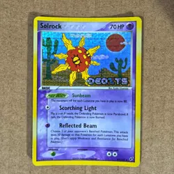[Pokemon Cards] Solrock - 47/107 - Holo Uncommon Stamped (Ex Deoxys) - Image 1