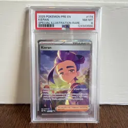 Pokemon TCG Kieran Trainer Prismatic Evolutions Card 174/131 Sir - Image 1