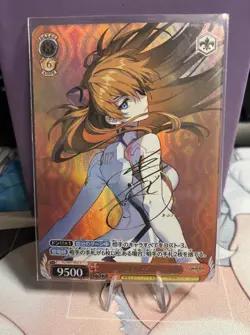 Asuka Langley Soryu Evangelion Neon STAR Goddess Waifu Holo Card Pretty - Image 1