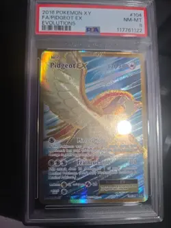 Pokemon Card Pidgeot EX 104/108 Ultra Rare Full Art XY Evolutions - Image 1