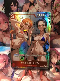 Waifu Cards Nami Nico Robin Yamato One Piece Anime Card Goddess Story CCG - Image 1