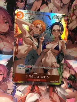 Waifu Cards Nami Nico Robin Yamato One Piece Anime Card Goddess Story CCG - Image 2