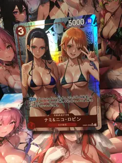 Waifu Cards Nami Nico Robin Yamato One Piece Anime Card Goddess Story CCG - Image 2