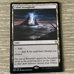 Cabal Stronghold - Dominaria MTG NM Magic: The Gathering Free Ship - Image 1