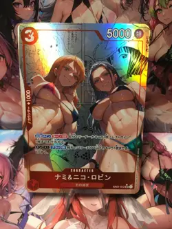 Waifu Cards Nami Nico Robin Yamato One Piece Anime Card Goddess Story CCG - Image 1