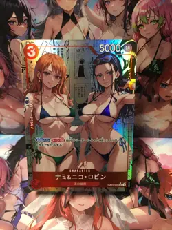 Waifu Cards Nami Nico Robin Yamato One Piece Anime Card Goddess Story CCG - Image 1