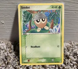 Seedot 60/100 Common Ex Crystal Guardians Pokemon Card - Image 1