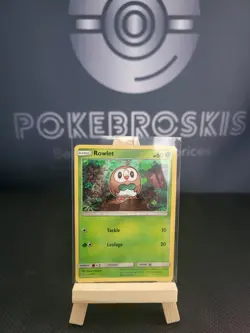 Pokemon Card Rowlet 1/12 McDonalds Promo 2016 Holo - Image 1
