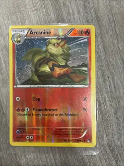 Pokemon Card Arcanine Breakpoint Reverse Holo Uncommon 11/122 LP - Image 1