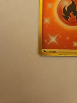 Pokemon TCG Fire Energy Fusion Strike Holo Card 284/264 Secret Rare - Image 5