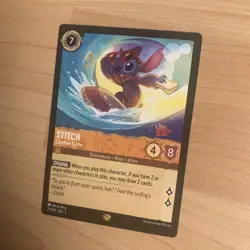 21/204 STITCH CAREFREE SURFER THE FIRST CHAPTER LEGENDARY DISNEY LORCANA CARD - Image 4