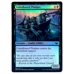 Magic the Gathering Unhallowed Phalanx Foil Card VOW 2021 - Image 1