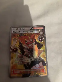 Pokemon TCG XY Phantom Forces Full Art Trainer Lysandre's Trump Card 118/119 NM - Image 1