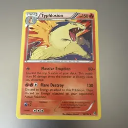 2015 Pokemon XY - Breakthrough Holo Rare Card: Typhlosion (20/162) - Near Mint - Image 1