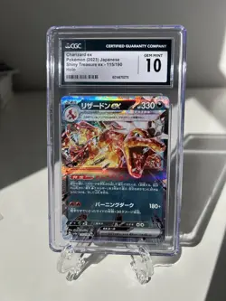 2023 Charizard ex Shiny Treasure Japanese Pokemon Card CGC 10 Mint - Image 1