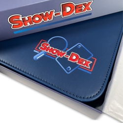 Show-Dex Trading Card Zip Binder 9 Pocket Album Folder Holds 360 Cards - Blue - Image 3