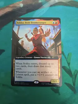1X Sokka, Bold Boomeranger Extended Art Foil - MAGIC CON PROMO #4 - Image 1