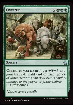 [MTG] Overrun Foil (230 FDN) - Image 1