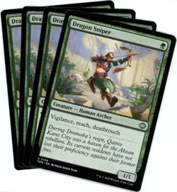 x4 Dragon Sniper - 0139 - Tarkir Dragonstorm - MTG - NM/M - Image 1