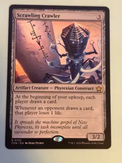 1x Scrawling Crawler - Foundations - Regular - Rare - Artifact Creature - MTG - Image 1