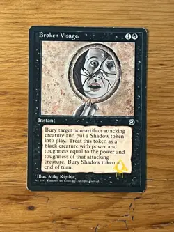 MTG - Magic the Gathering - Broken Visage - Homelands - Pro Tour Stamped - NM - Image 1