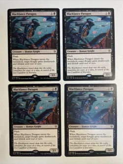 4x Mtg Throne Of Eldraine Blacklance Paragon NM/M Magic The Gathering - Image 1