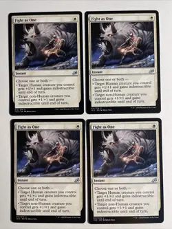 4x Mtg Ikoria Lair Of Behemoths Fight As One NM/M Magic the Gathering - Image 1