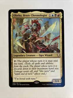1x Mtg Commander Legends Obeka, Brute Chronologist NM/M Magic The Gathering - Image 1