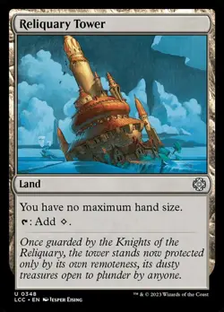 Reliquary Tower Light Play, English Magic the Gathering MTG Commander: The Lost - Image 1